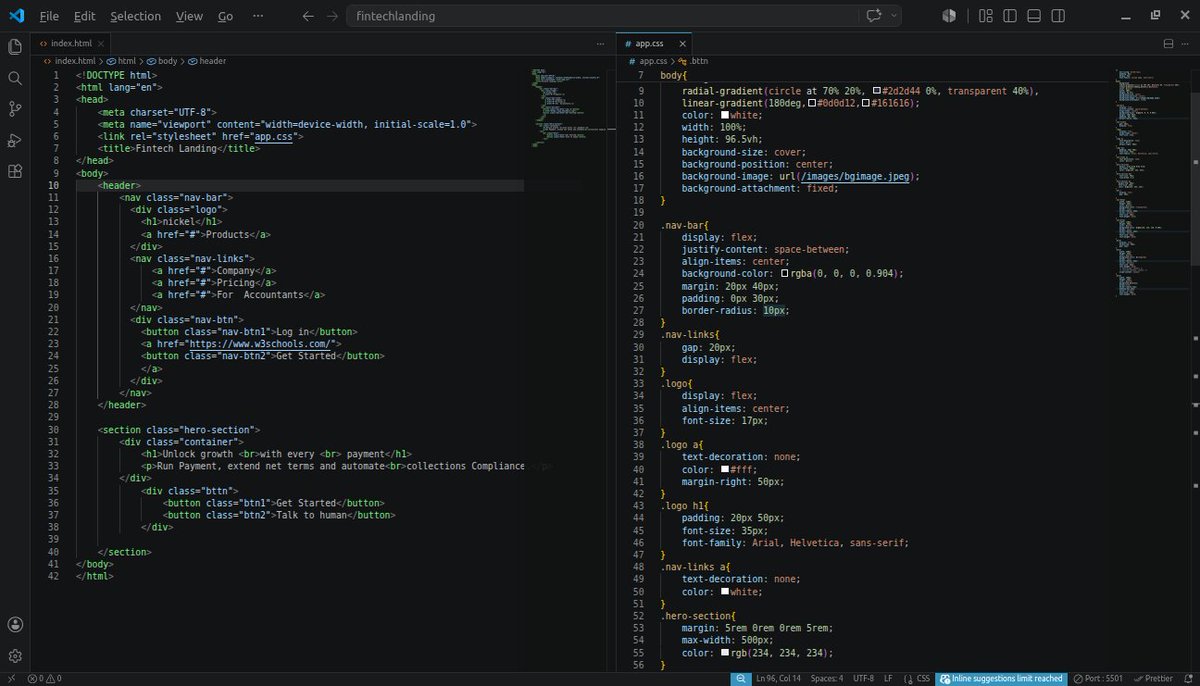 Ngusha_'s tweet photo. Day 03/200 #200DaysOfCode
unlocking the power of responsive designs with css flexbox. this actually took time to put together but it was a great experience playing around with different flexbox properties combined with other css properties to produces responsive designs. https://t.co/7QVw2PcNXO
