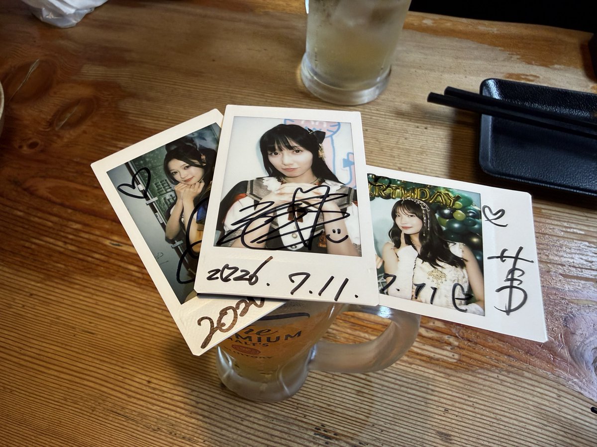 hariichi_1's tweet photo. お疲れ様です🍺
#里仲菜月 #里仲菜月生誕祭 #熊澤風花 #白岡今日花 https://t.co/qSREqME8Kw