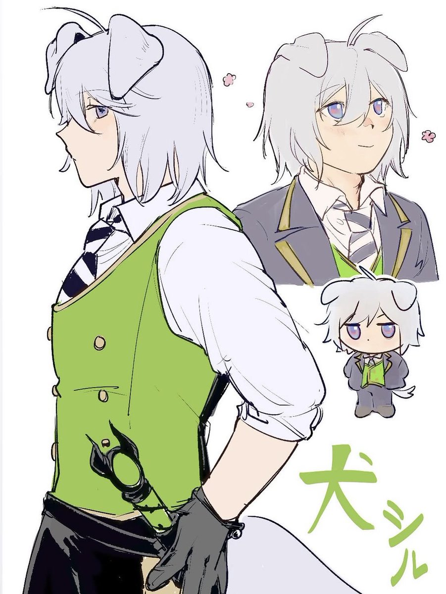 chimkenteriyaki's tweet photo. silver vanrouge dog boy propaganda ( ⚠️ silyuu ) https://t.co/vO8Haaw7Xs