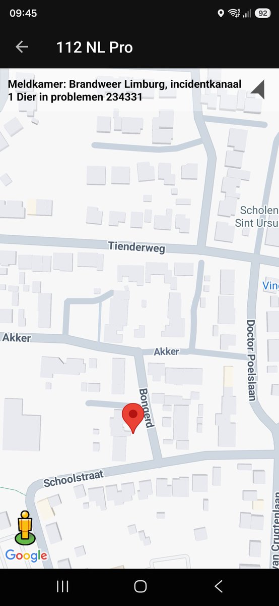 Brandweer ingezet voor dier in de problemen