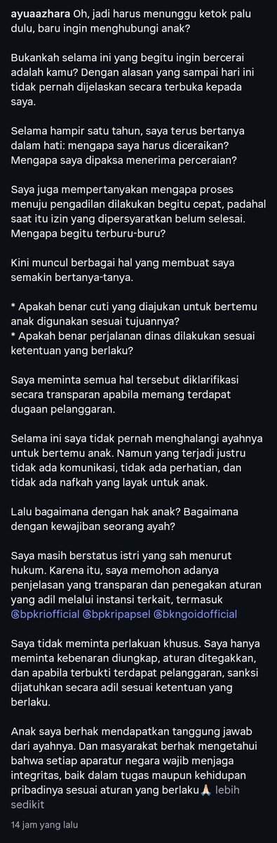 chaaaaww's tweet photo. ⚠️⚠️ Kasus dugaan perselingkuhan pegawai BPK Prov. Papua Selatan ⚠️⚠️

Istri sah diceraikan buru-buru &amp; prosesnya ga transparan. Ada dugaan juga kalo suami sering menyalahgunakan izin cuti &amp; perjalanan dinas. Pelakor juga sering ngatain istri sah saat live. Viralin guys! https://t.co/mUtpxZG687