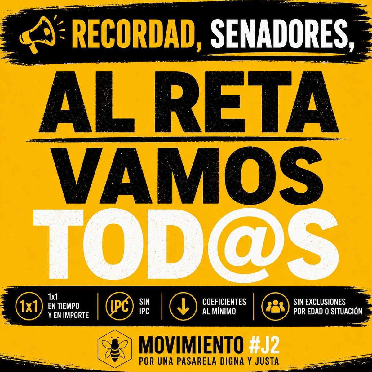 EstevezMayayo's tweet photo. .#PonentesJ2EstaPendiente y esto no ha terminado 🐝🐝🐝

#PasarelaInsuficienteNo #LosMayoresPrimero
@gpscongreso @gpssenado @GPPopular @PPSenado https://t.co/52MK0p5y7W