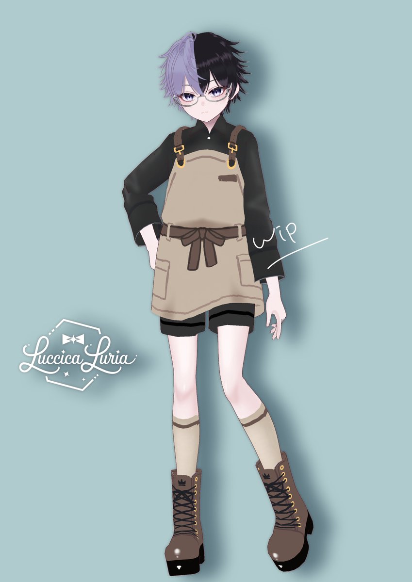 luccicalia's tweet photo. 衣装ラフ
「(だいたい)誰でも着れる」をコンセプトに
カジュアル方面でどうでしょう
#VRoid https://t.co/JFsG6m0lep