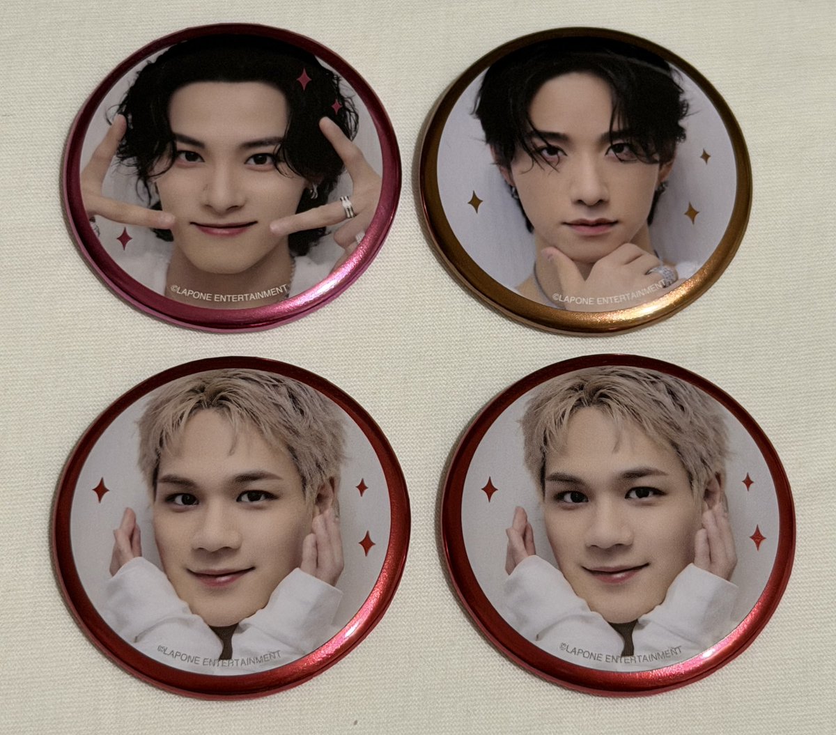 junkiday0120's tweet photo. JO1DER SHOW 2026 ‘EIEN 永縁’FINAL
缶バッジ交換

【譲】
川西、佐藤、豆原

【求】
河野

郵送交換希望です。
お気軽にお声掛けください。

#JO1譲 #JO1求 #JO1交換 https://t.co/ELelbQm8hH