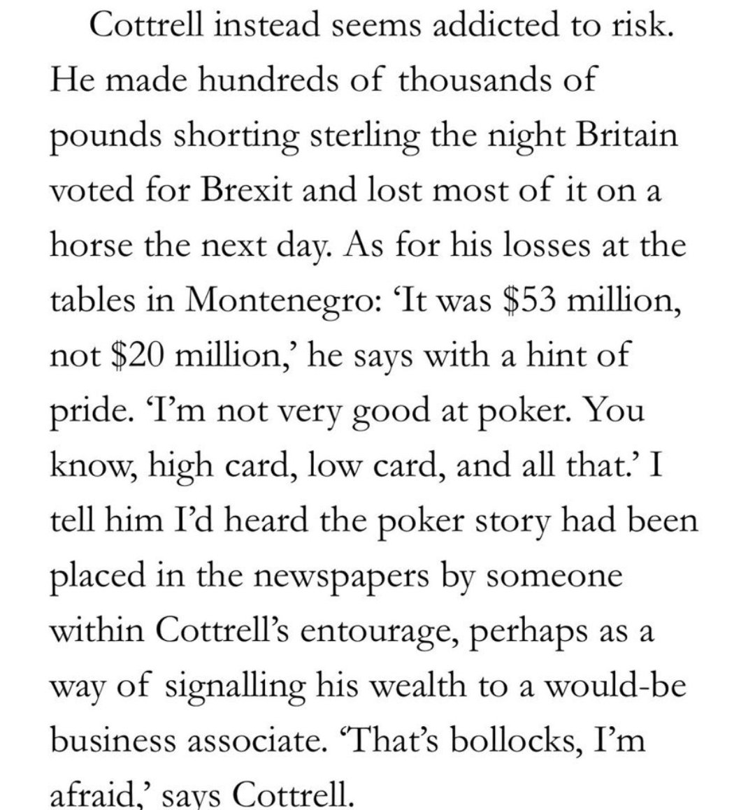 OneFinanceGuy's tweet photo. 🧵 Some clarifications about the infamous "$20m loss" at a casino.
Cottrell denied. Instead, he told @GusCarter that it was $53m "with a hint of pride". Almost like... advertising it?
 It happened at the Maestral Casino in Budva, owned by Paul Phua and Petros Stathis.
(Cont.) https://t.co/a11y4LtDoV