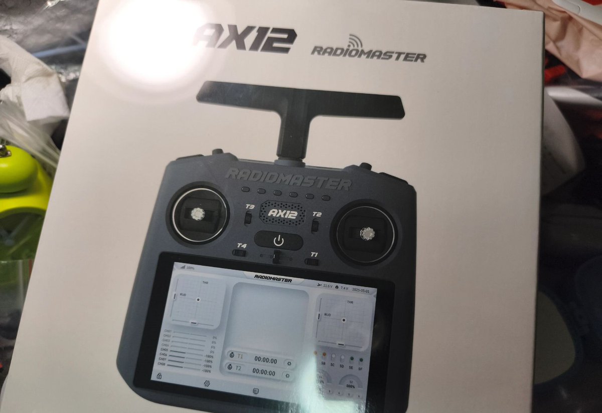 meps_fpv's tweet photo. The AX12 feels more like a mini FPV computer than a radio 😂
Anyone else tried one yet?

https://t.co/zOISqTGpHE

#FPV #FPVDrone #RadioMaster #ELRS #FPVlife #dronelife https://t.co/qVFDzN7HIi