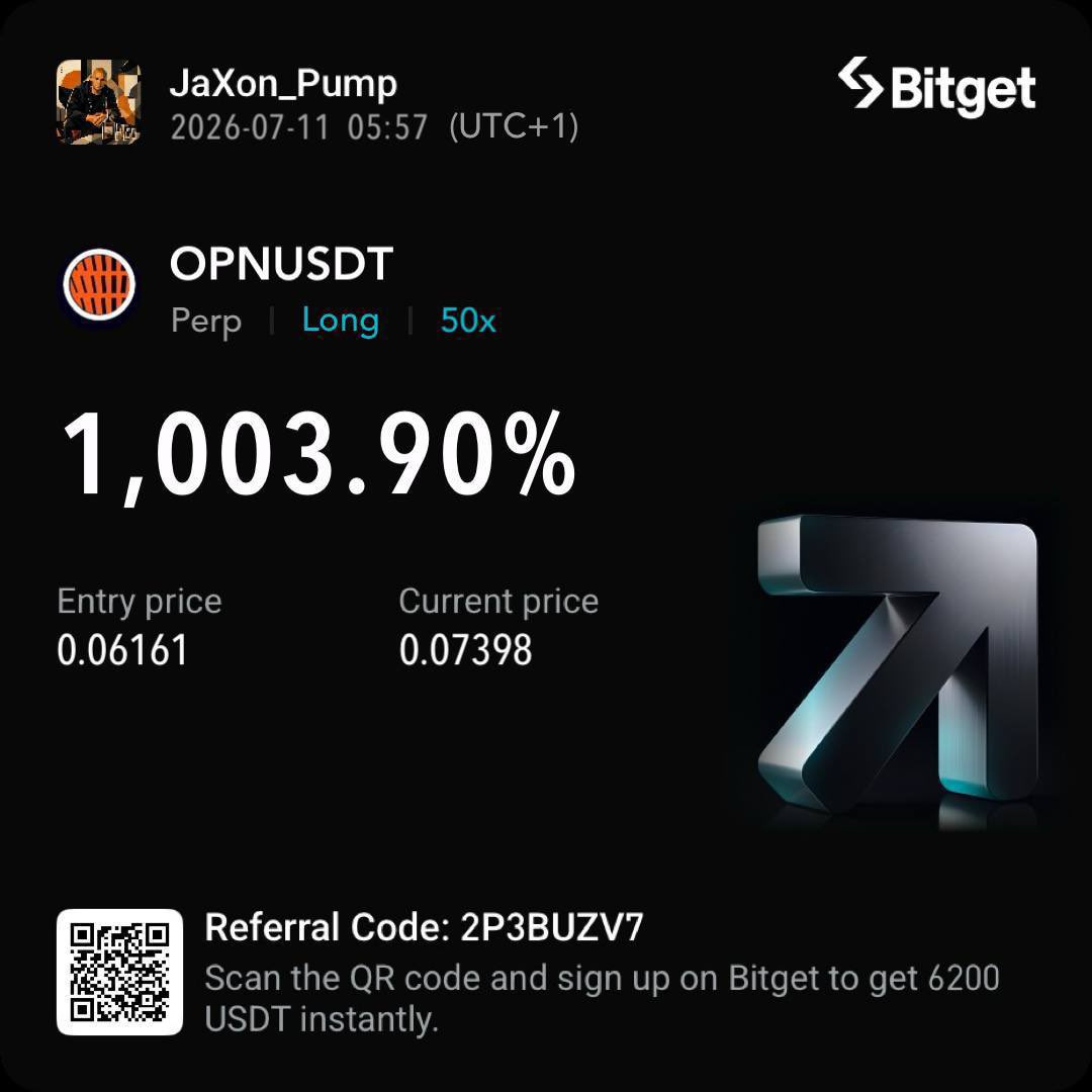 JaXonpump's tweet photo. OUR VIP RESULTS SPEAKS FOR US 🍑

A QUICK REVIEW OF #OPN (+1,003%)👀

Consistent profit, accurate daily signals and proven strategy 

Ready to level up your trading ?

Contact https://t.co/rBin1QxaiA To join our telegram channel 

#crypto #viral #trading #signals https://t.co/FUDkuxl2cZ