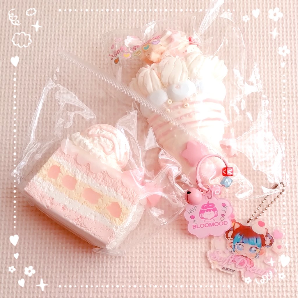 rilave's tweet photo. お気に入りの海外スクイーズ🫶

SoftDream フルーツパフェ🍓⭐️
Bloomood ピーチアイスケーキ🍑

クリーム感で触り心地よき✨️
ピンク×白 かわいすぎる ·͜· ︎︎🩷

#スクイーズ #海外スクイーズ https://t.co/VnO2gFVqYY