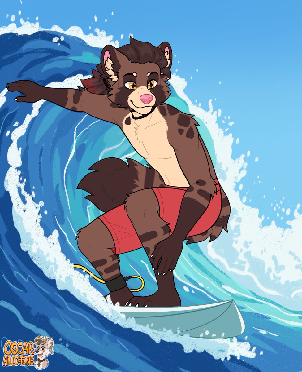 oscarailldtone's tweet photo. Surfing YCH for @Starter_Card 💗🌊 https://t.co/sKaRGfpDbF