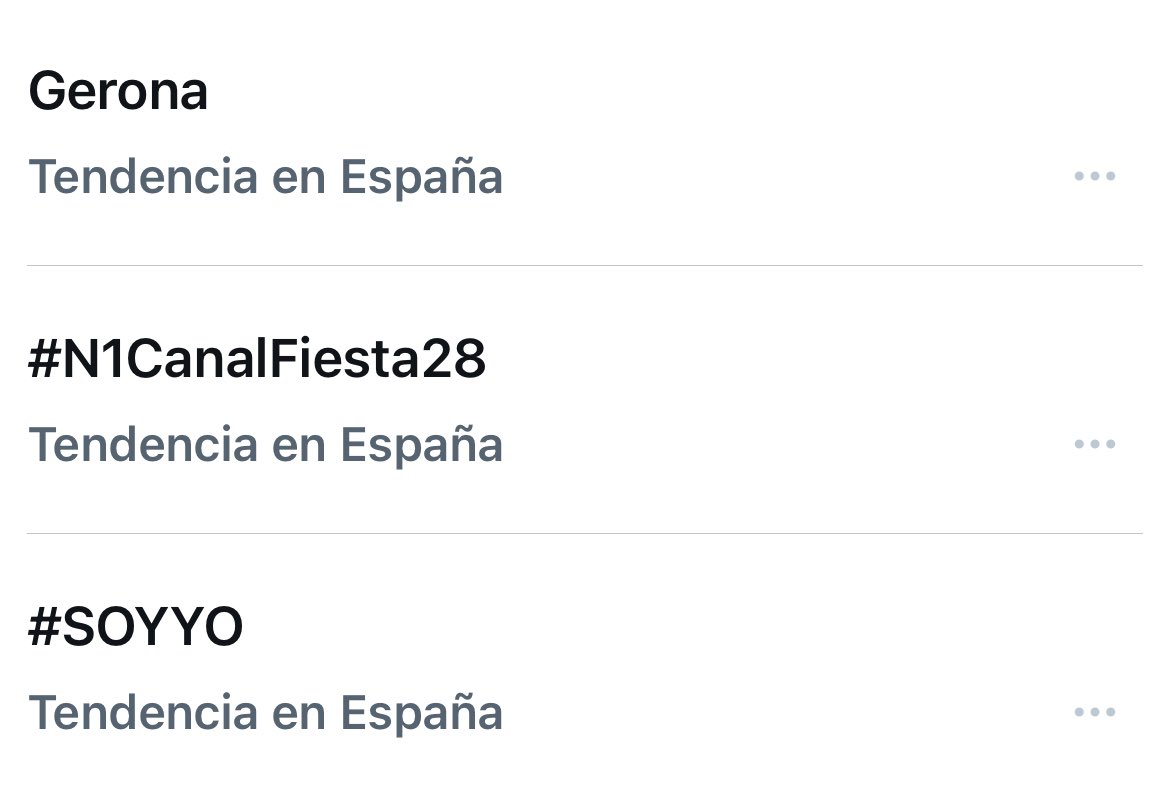 ertrivi69's tweet photo. Y antes de comenzar el programa #N1CanalFiesta28 ya es tendencia en España 🇪🇸 
Vamosss!!! https://t.co/MvqrXgsvLv