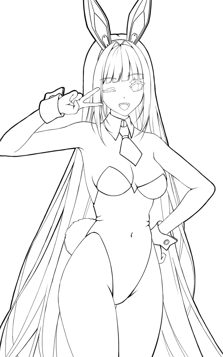 vraxtal's tweet photo. Blanc | 11-7-26
📌4th Bunny girl done, Folkwang will be the next and the last bunny girl illustration
.
.
#NIKKE #NIKKE好きと繋がりたい https://t.co/2VeC82I0NJ