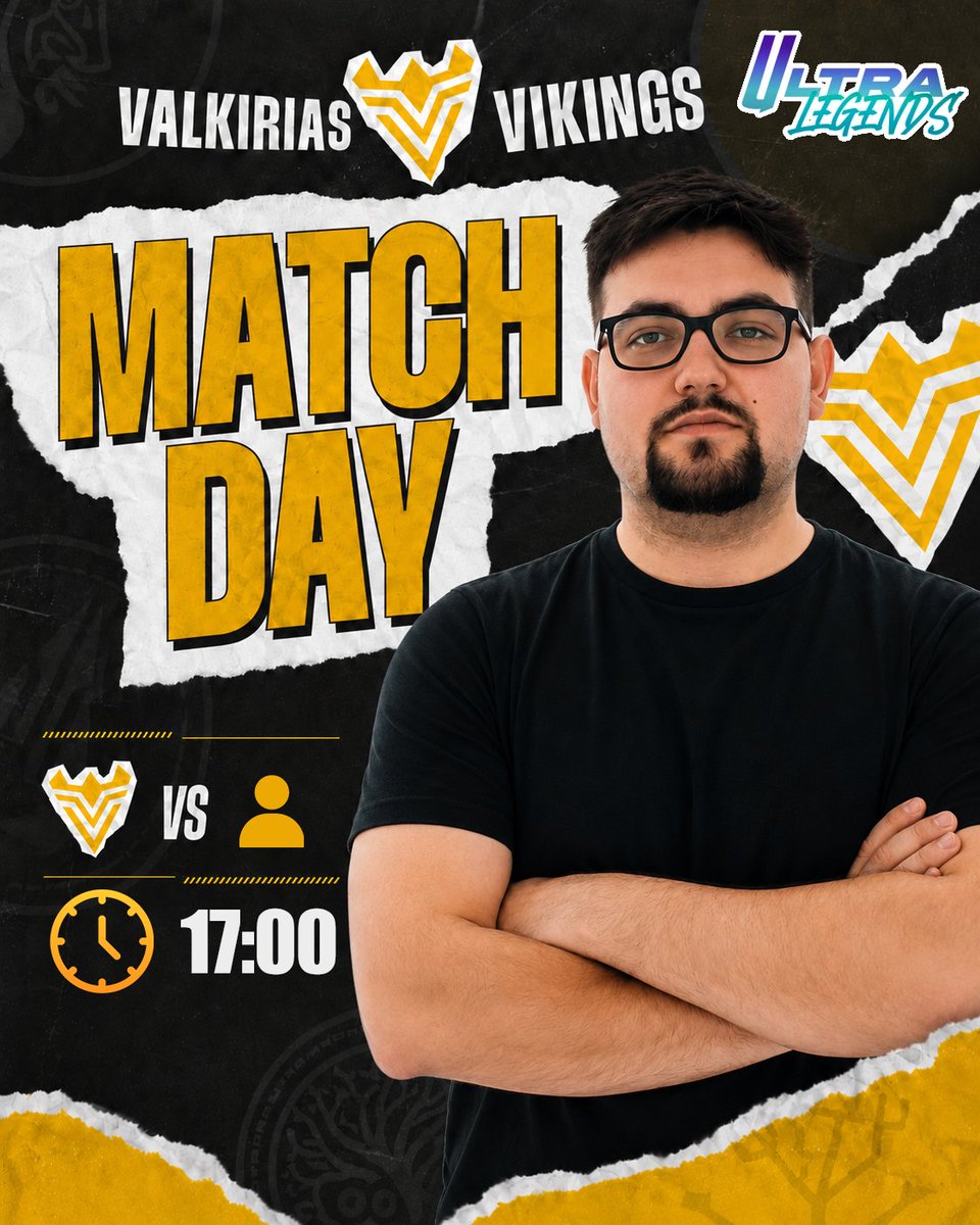 ValkiriasVKS's tweet photo. #LeagueOfLegends | Β‘πππππππ!
π| @UltraEventUI - #UltraLegends / @SomosLaTormenta
Vikings π Thunder
β°| 17:00h
π½ππππππ
@Esportacus7777
@qiyana_s
@ZeronMid
@ibaiyuste12
@EdortaRodrguez
π»ππππ
ππ
@pomamo333
@fergohh
@IGorinkai
@Zeref_09
@Baaabbuu_lol
#UruzVikings