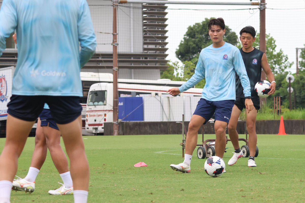 katallertoyama's tweet photo. 【新戦力合流！🔥】

蔚山HD FCより期限付き移籍加入した #カンミヌ 選手がチームに合流！
高い守備強度とビルドアップが魅力のDF💪
カンミヌ選手への熱い応援をよろしくお願いします！

#カターレ富山 https://t.co/guaHgR5uM0