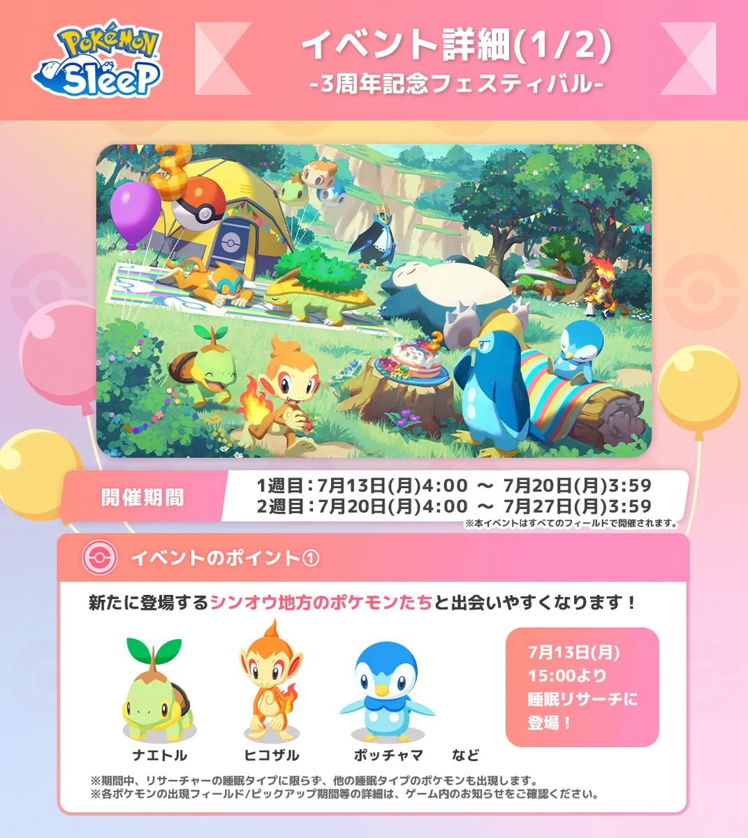 ポケモンスリープ 3周年記念 キャンバスアート ポッチャマ ヒコザル ナエトル HM7o74LWcAAOnPJ?format=webp&