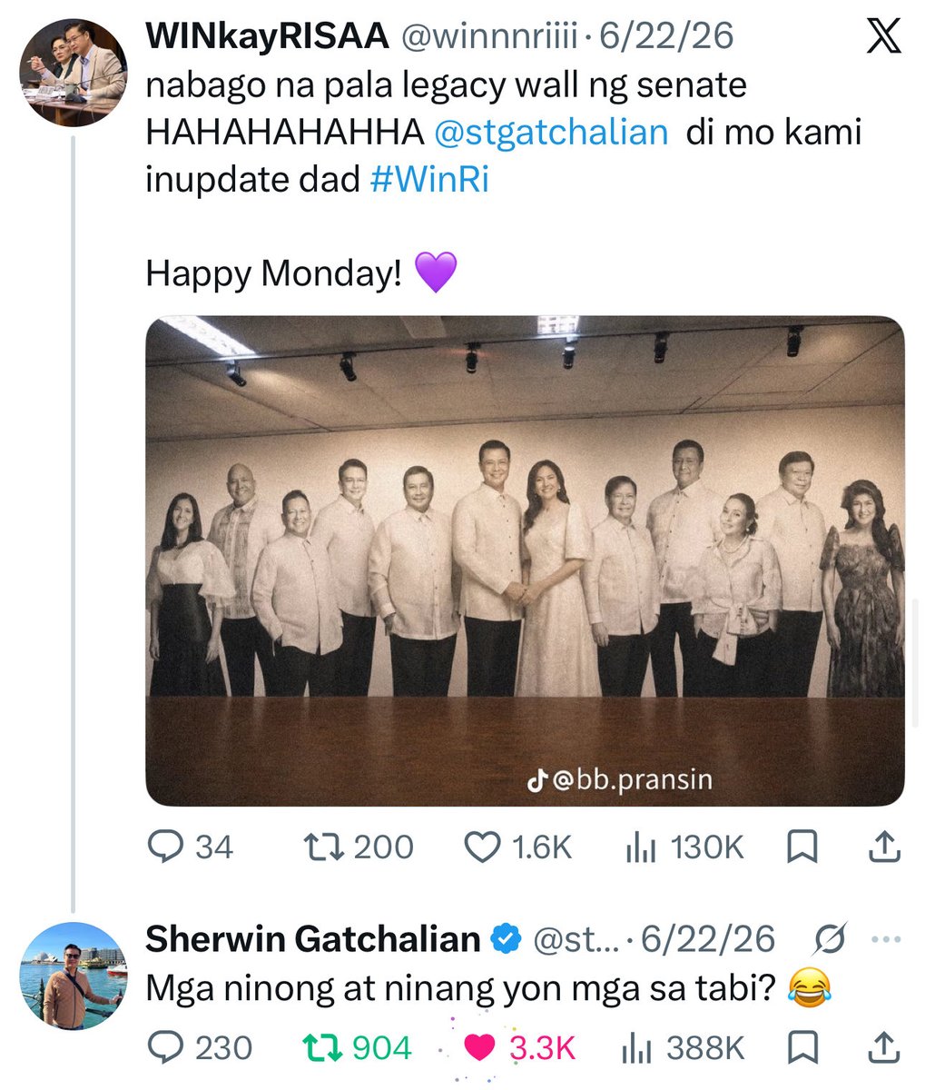 WinRiOFC's tweet photo. “meron na akong mga ninong saka…”
imposibleng hindi pumasok sa isip niya itong cinommentan. 🤭 https://t.co/fEfMpoHhIF https://t.co/Lulgzpq1PI