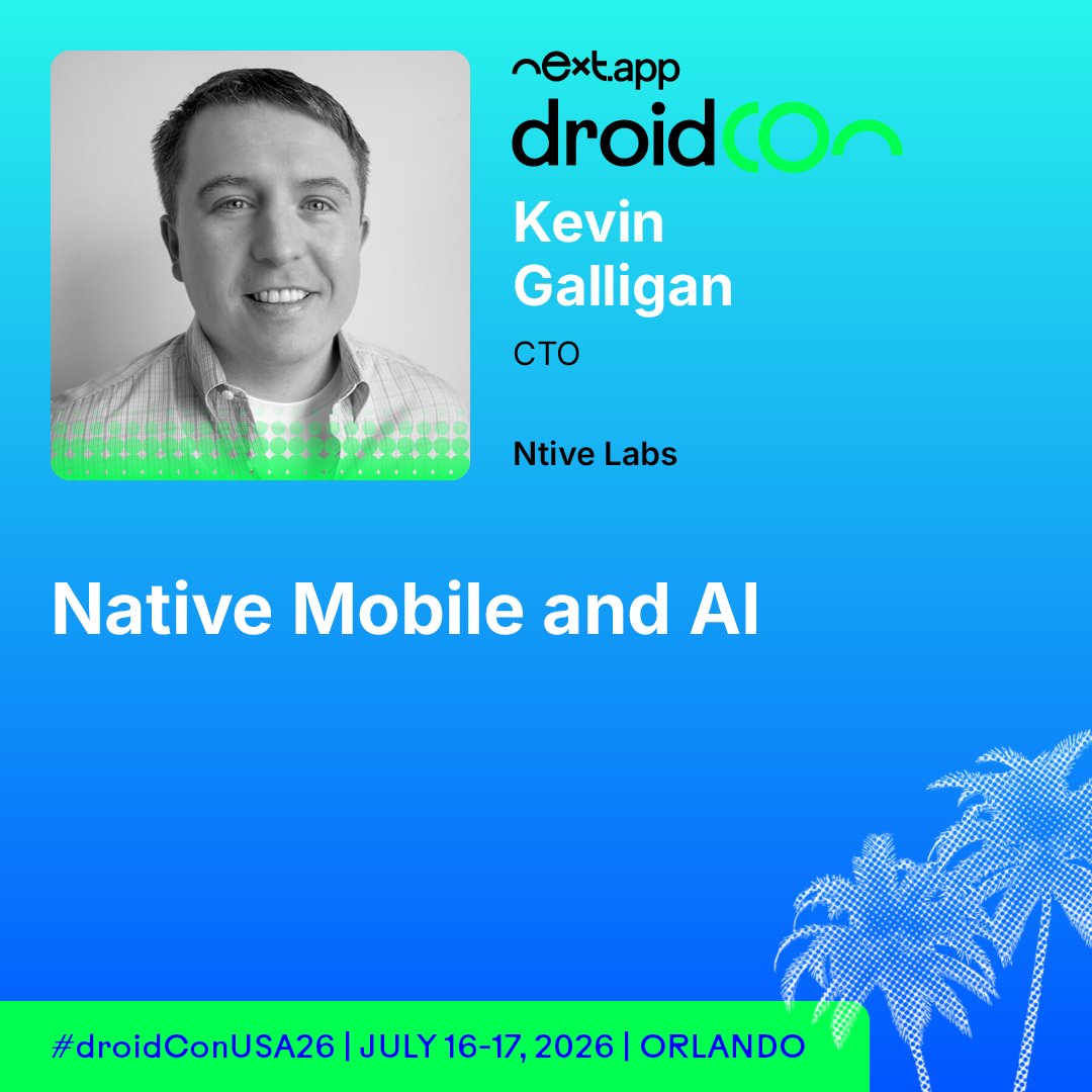 droidCon tweet media