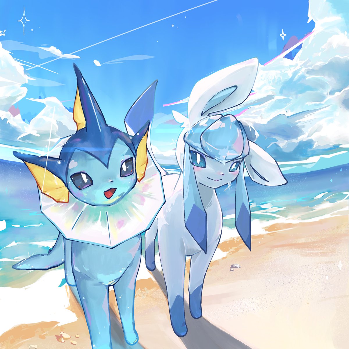 A_linnaeiMarimo's tweet photo. 青い海！白い雲！そして https://t.co/NAXPD3TjxX