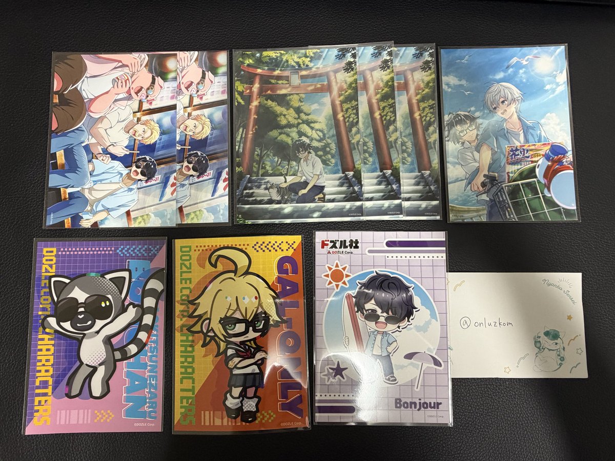 onluzkom's tweet photo. 【交換】　ドズル社　ブロマイド
夏休み　ミニキャラ　過去🍌

譲：画像1〜3

求：画像1、2
(夏休み⛄️＞🌻🍌＞⛄️＞🦍🐷)

🍌⇆🍌、🍌⇆⛄️優先
郵送でのお取引
過去🍌もご提案いただければ検討いたします

検索からもお気軽にお声掛けください🙇 https://t.co/YGVUB2hOqK