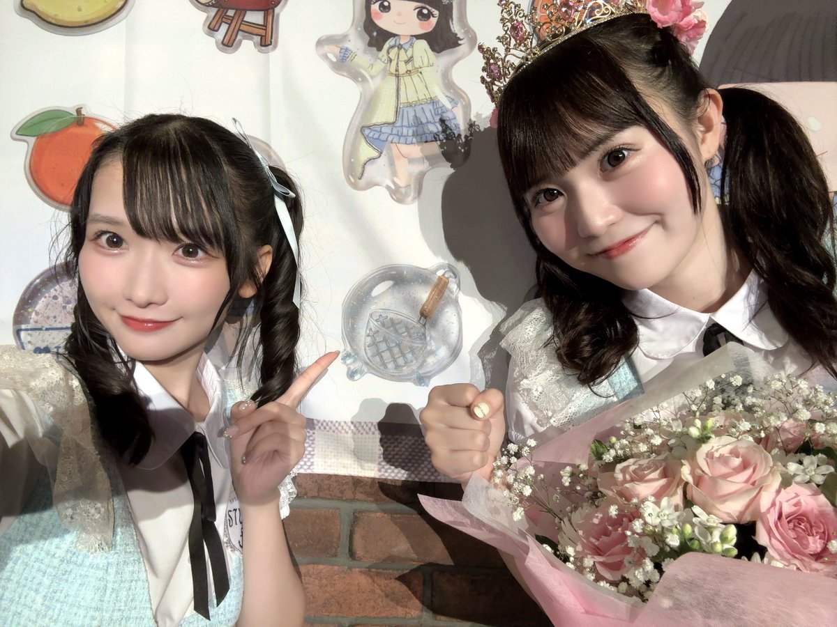 stu48_sayan's tweet photo. #STU48 アイドルの夜明け公演
#宗雪里香生誕祭2026 🧏🏻‍♀️🍊

直接お祝いできて嬉しかった🥰

これからのりかちゃんも楽しみ ₍ᵔ·͈༝·͈ᵔ₎  

ゆぎりか、湯切りシール絶対ください🙋🏻‍♀️ https://t.co/o6TkPzuKzh