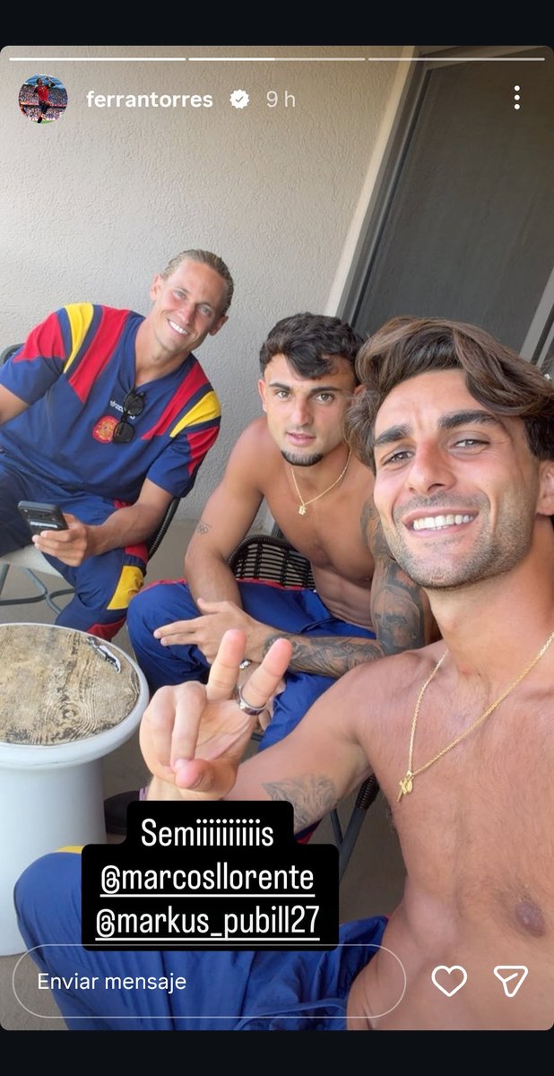 Xase_Tv's tweet photo. Que ferran suba una historia con pubill y llorente después de salir la info sobre la salida es casualidad? @gerardromero miau! https://t.co/X1BDIYD7vz