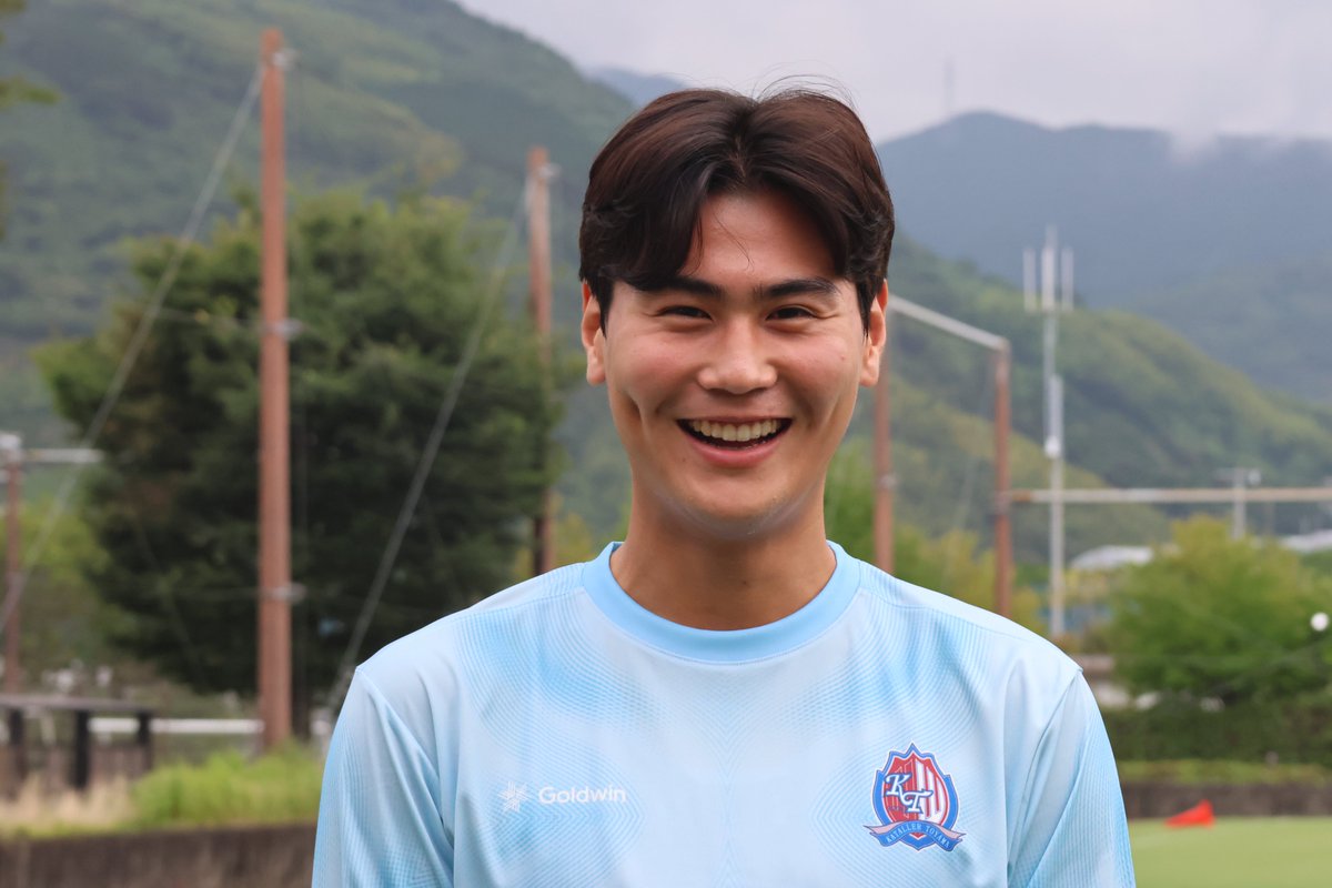 katallertoyama's tweet photo. 【新戦力合流！🔥】

蔚山HD FCより期限付き移籍加入した #カンミヌ 選手がチームに合流！
高い守備強度とビルドアップが魅力のDF💪
カンミヌ選手への熱い応援をよろしくお願いします！

#カターレ富山 https://t.co/guaHgR5uM0