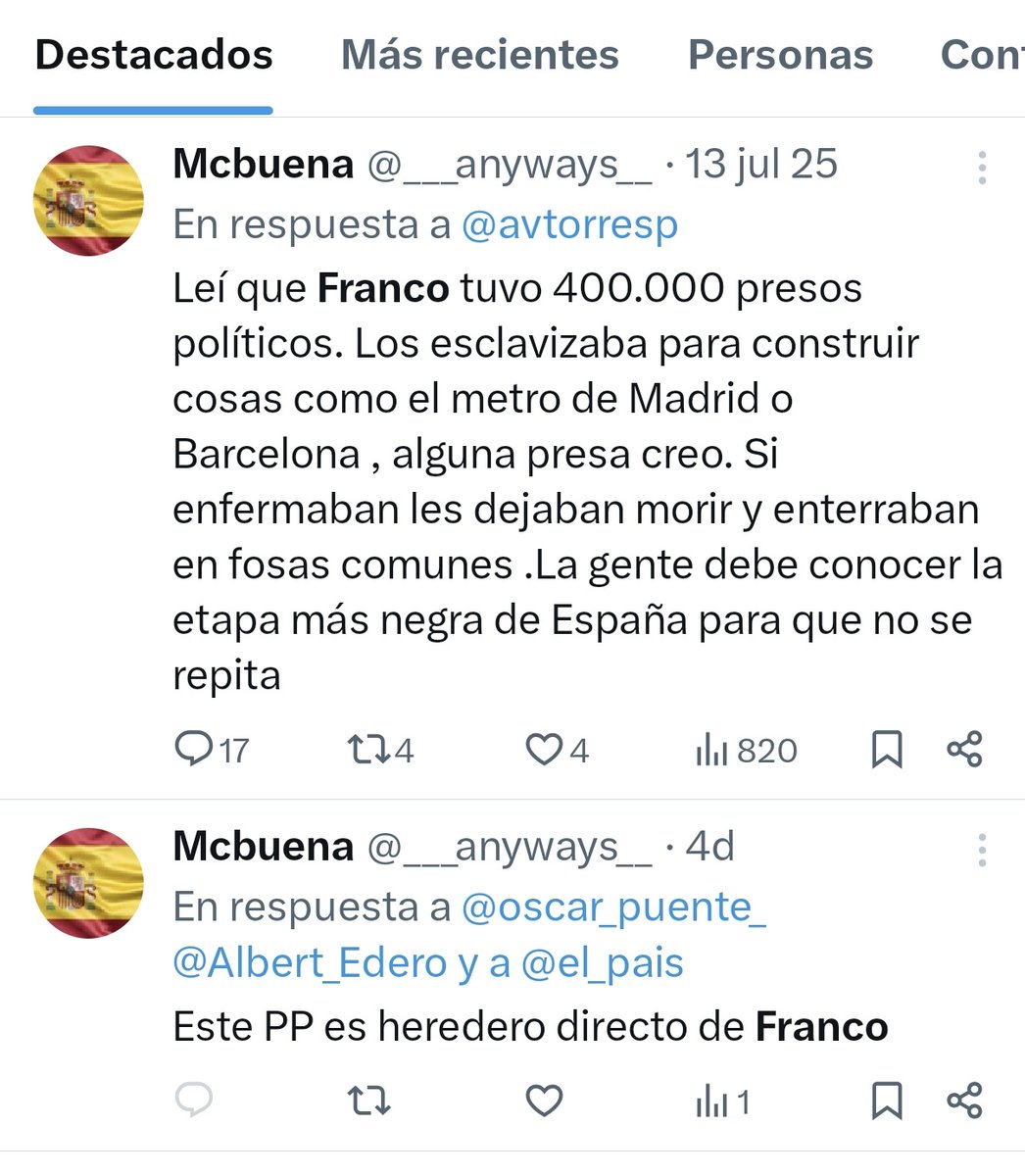 Mazzinguerzett1's tweet photo. @___anyways__ Franco murió hace 50 años, supéralo ya. https://t.co/QZcyuKo9GC