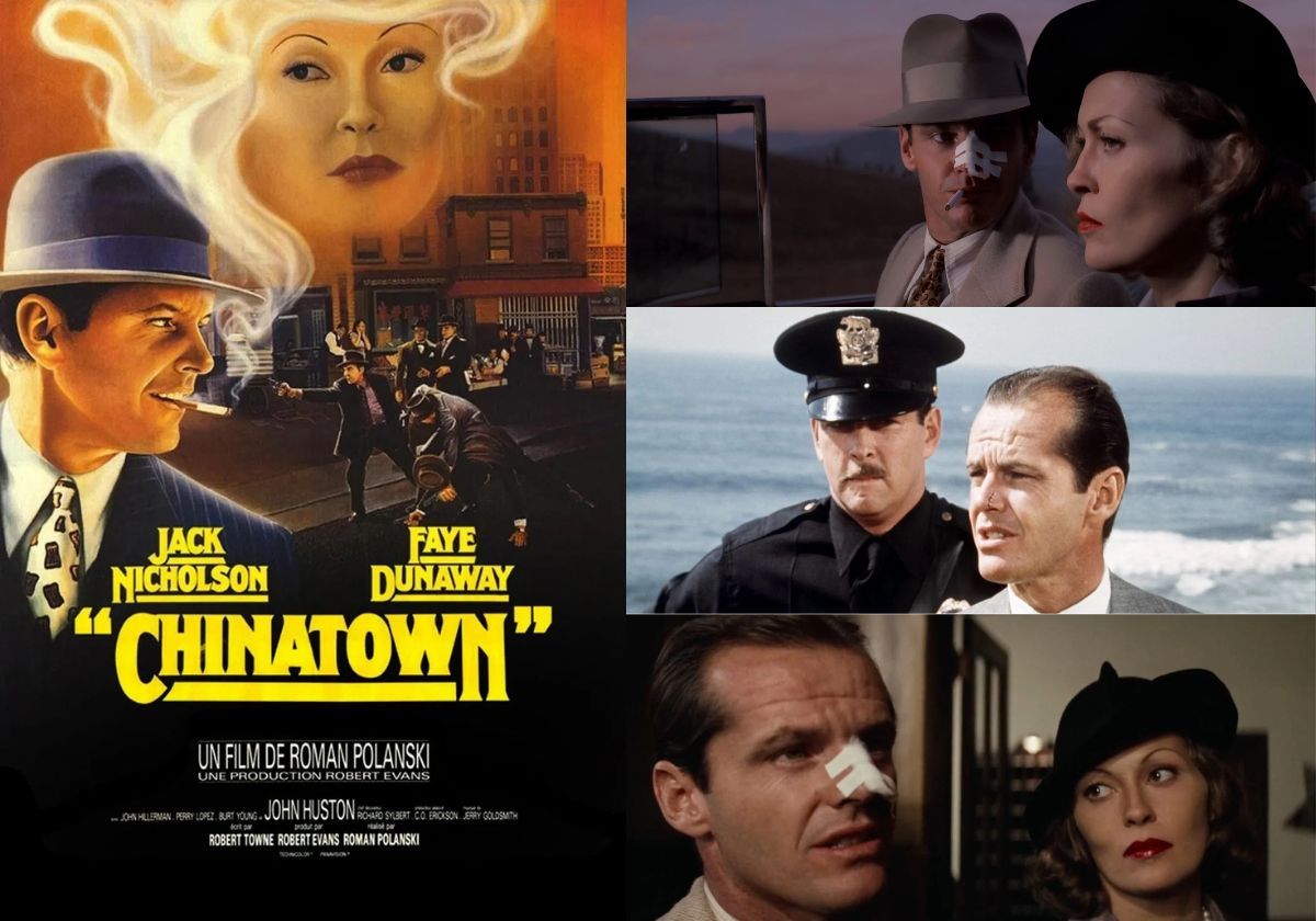 Fverst1976's tweet photo. Modèle de film noir, Chinatown constitue le sommet de Roman Polanski. Le réalisateur offrait un rôle sur mesure au couple maudit Jack Nicholson Faye Dunaway. https://t.co/aT60mZYGLx