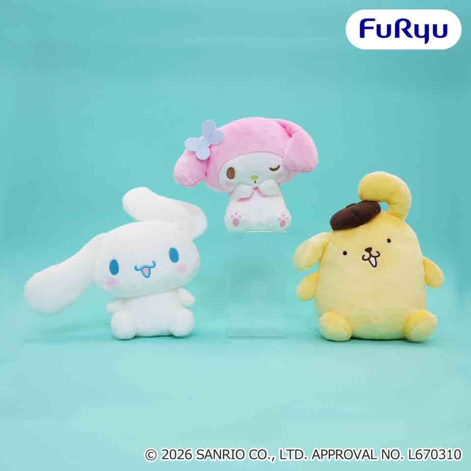 サンリオぬいぐるみ17体セットsanrio 超超BIGぬいぐるみ　gigo 🌟景品入荷情報🌟】 『サンリオキャラクターズ とっぷうびゅん！BIG
