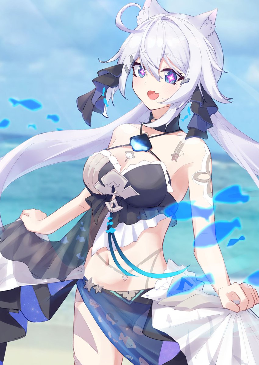 erio_dazima's tweet photo. 夏だ～～！！
水着だ～～！！
キアナちゃんだ～～～！！
#崩壊3rd #HonkaiImpact3rd https://t.co/tqoRMdlg4g