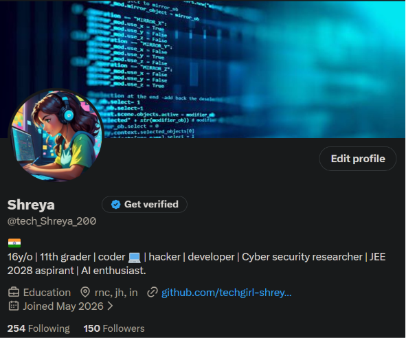 Shreya tweet media