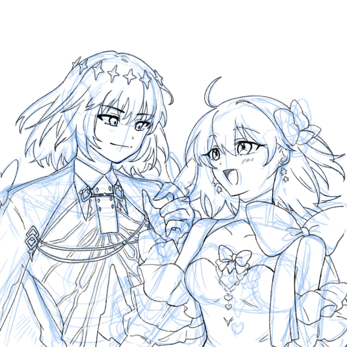 yun_moka's tweet photo. リボンデカく描いちゃうのよくない https://t.co/Y9FWbm3jrY
