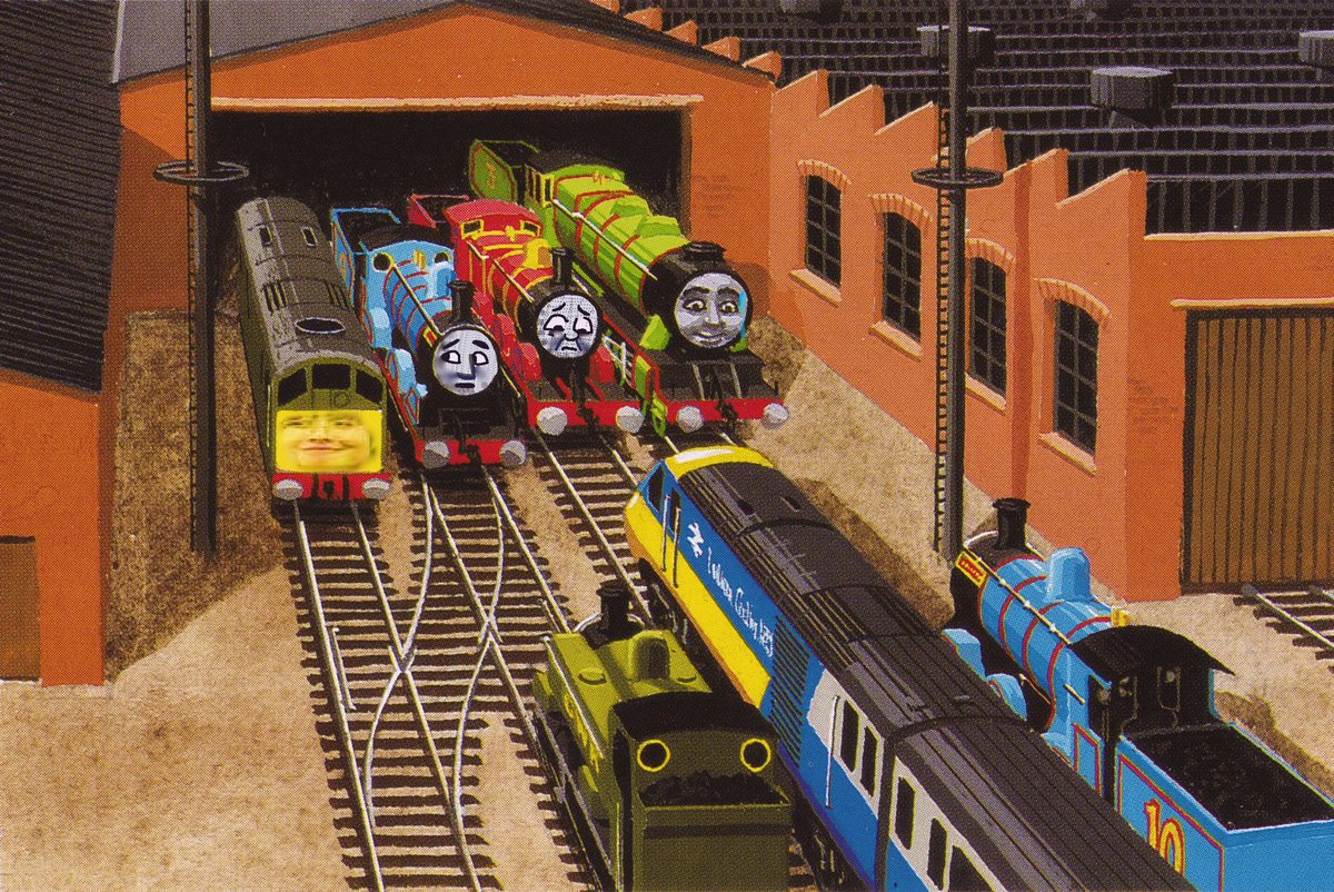 TheSodorBuffer's tweet photo. @keathosk 
I am never kicking a rock in the past ever again.
#thomasandfriends #boco https://t.co/2se8SLPP05