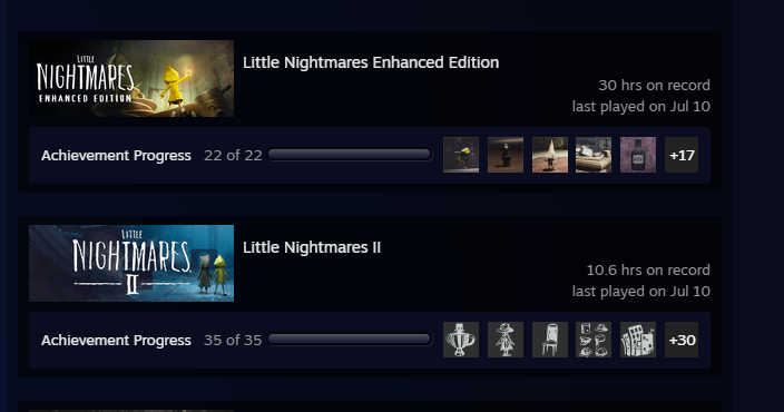 IxAton's tweet photo. Little Nightmares 1 was miserable to 100% but I did it. Most of my deaths were due to falling https://t.co/nkTonhvKJl