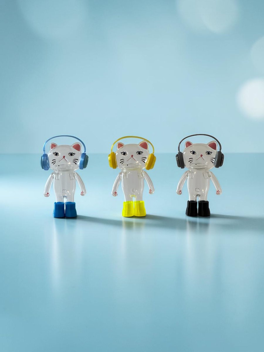 flune_shop's tweet photo. フルネノネコ　クリア　販売中です。
武猫ボディはピンク付きます。
数量限定お見逃しなく✨ https://t.co/RkcNbZTeOy