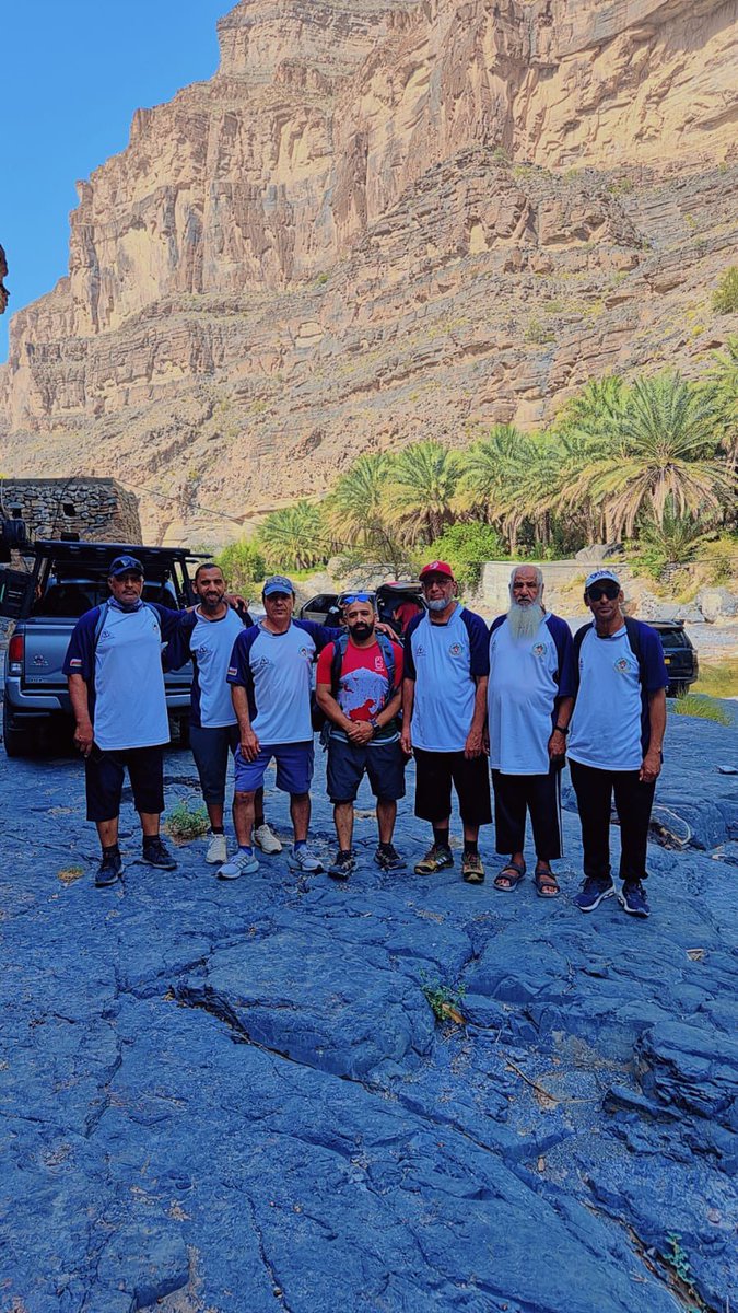 yanqulhiking's tweet photo. نفذ أبطال فريق ينقل للمشي والمغامرات مغامرة وادي النخر في ولاية الحمراء بمحافظة الداخلية، حيث يعتبر وادي النخر هو أحد أعمق وأجمل الأودية الجبلية في سلطنة عُمان🇴🇲👏🏻👏🏻👏🏻👏🏻

🗓️الجمعة 10 يوليو 2026م 

@YANQULNews @yanqulclub 

#الحمراء
#ينقل https://t.co/vFfdGt2npj