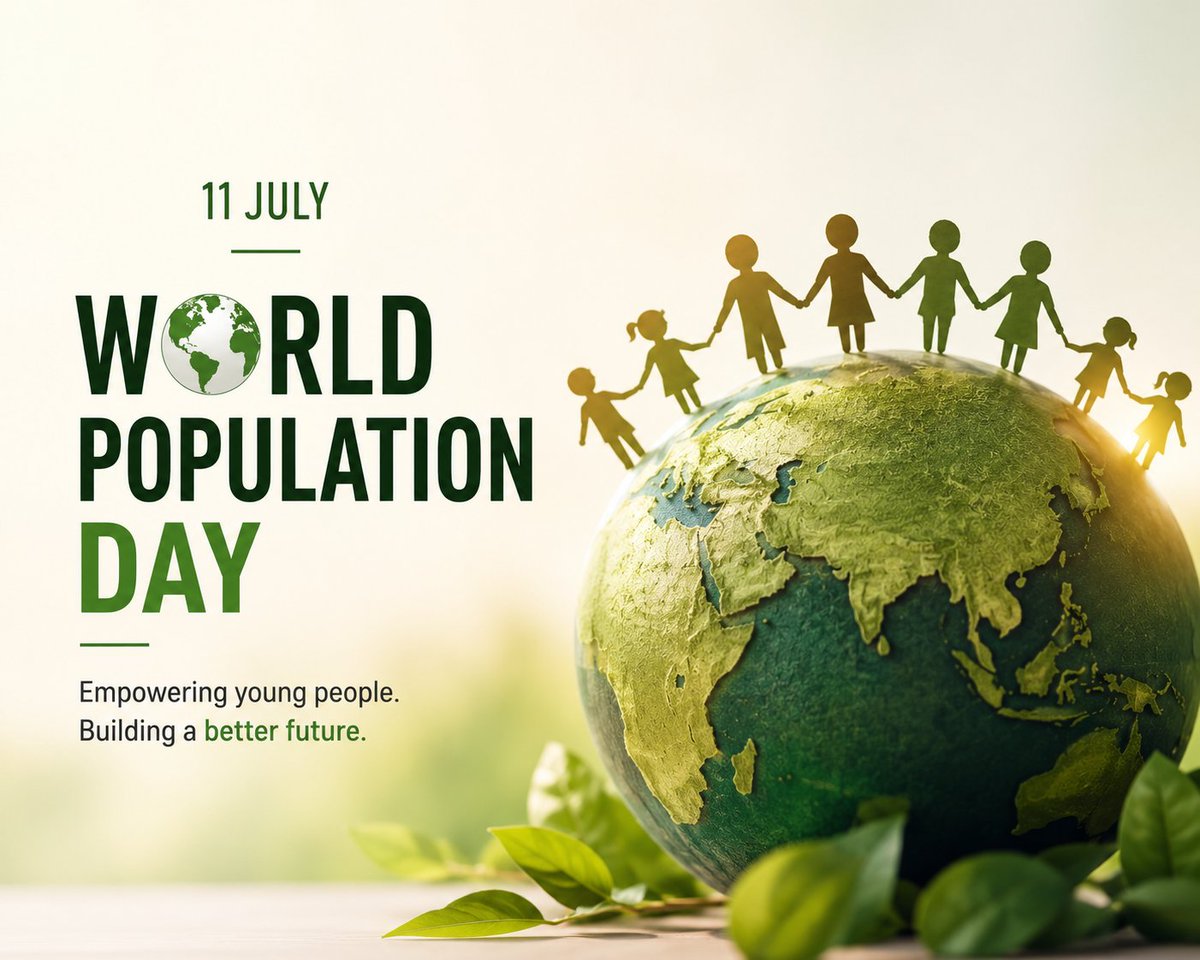achyuta_samanta's tweet photo. On World Population Day, let us remember that every number represents a human life, a family and a dream.
When young people get the right opportunity, they can build a better future for themselves and for society. https://t.co/cQOq3ST5RC