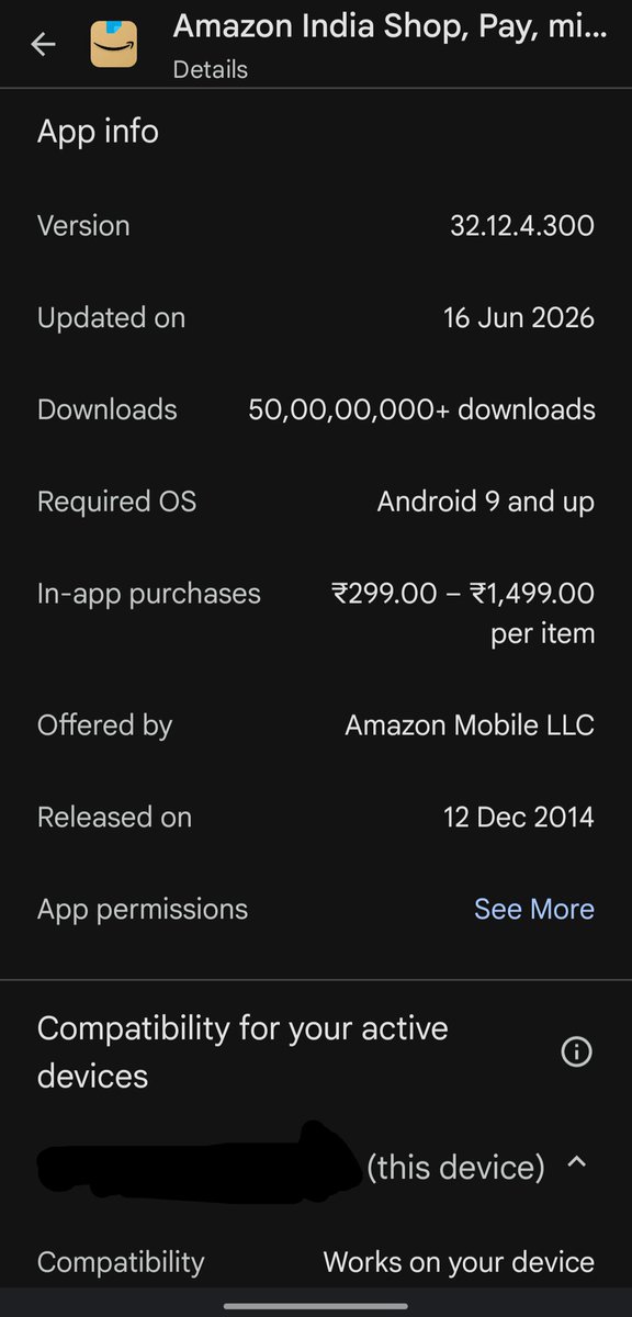 IM_DG007's tweet photo. @AmazonHelp ⚠️Beware! Completed full KYC and bought the Prime Shopping Edition, only for the app to suddenly claim my Android version is unsupported. The Play Store says it is compatible but the app refuses to work. Total waste of 23 days. #Uninstalled.
#Amazon👎🏻 https://t.co/1Uaw9R4rdM