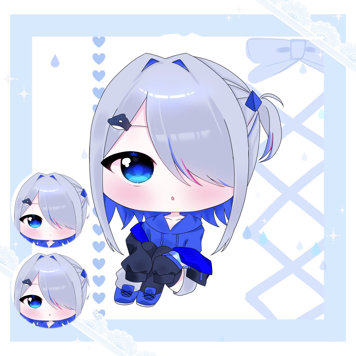 Mifyumeya's tweet photo. #つなぐ にて、兎椿らるせ様にミニキャライラストを依頼させていただきました…！ちゅるちゅるでかわいい；；ありがとうございました！ https://t.co/o10LmrfWdD