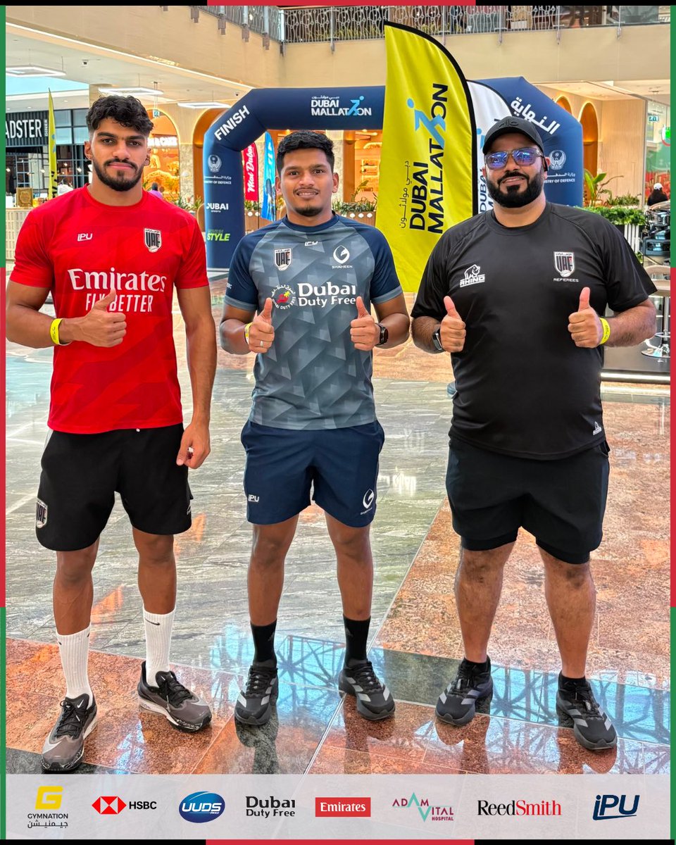 uaerugby's tweet photo. اتحاد الإمارات للرجبي في مبادرة دبي مولاثون 2026، التي أُطلقت برعاية سمو الشيخ حمدان بن محمد بن راشد آل مكتوم، وذلك صباح اليوم في مردف سيتي سنتر.
معًا نحو مجتمع أكثر صحة ونشاطًا. 🏉💪
#DubaiMallathon #UAERugby #asiarugby #36inunion https://t.co/QfVMlQVKa2