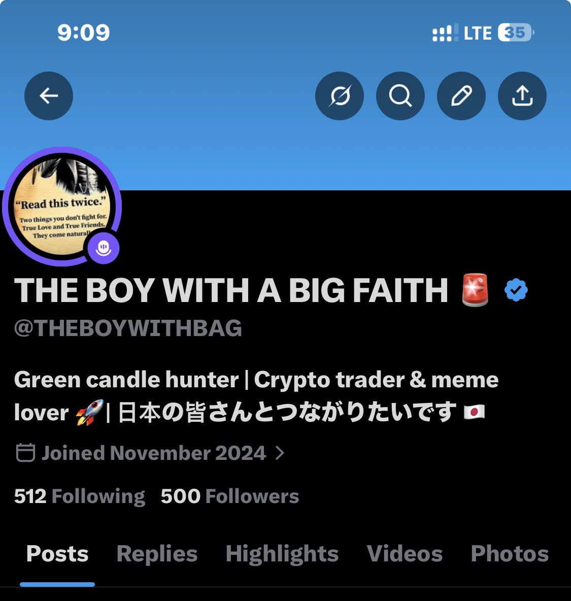 THE BOY WITH A BIG FAITH 🚨 tweet media