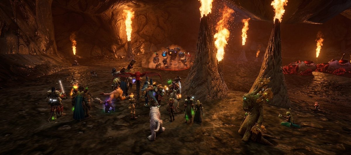 Capycraft's tweet photo. Capybara Paradise Molten Core #Warcraft #WoWClassic #SeasonofDiscovery https://t.co/RmE8kHQp8d