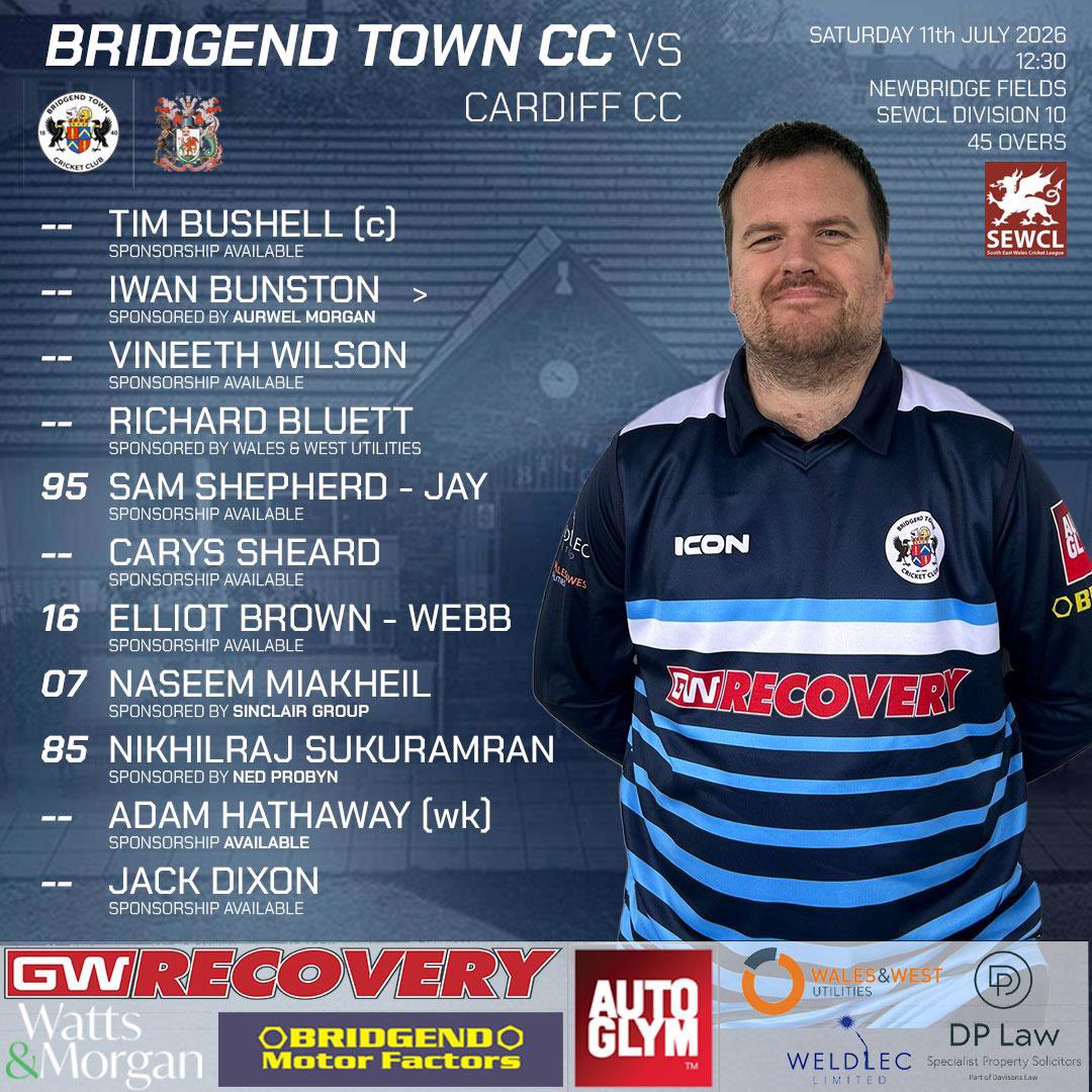 BridgendTownCC's tweet photo. TEAM NEWS ๐
The 1XI and 3XI are home. โ๏ธ๐
The club will be showing Argentina V Wales at 8:10pm๐ followed by Norway V England football at 10:00pm โฝ๏ธ.
Both live on the big screen ๐ฅ๏ธ
Bar is open from 12:30pm ๐ป
Good luck to all involved ๐
#uppatown
#shoesoff https://t.co/fXacaeESeC