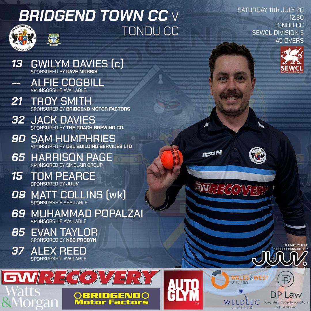 BridgendTownCC's tweet photo. TEAM NEWS ๐
The 1XI and 3XI are home. โ๏ธ๐
The club will be showing Argentina V Wales at 8:10pm๐ followed by Norway V England football at 10:00pm โฝ๏ธ.
Both live on the big screen ๐ฅ๏ธ
Bar is open from 12:30pm ๐ป
Good luck to all involved ๐
#uppatown
#shoesoff https://t.co/fXacaeESeC
