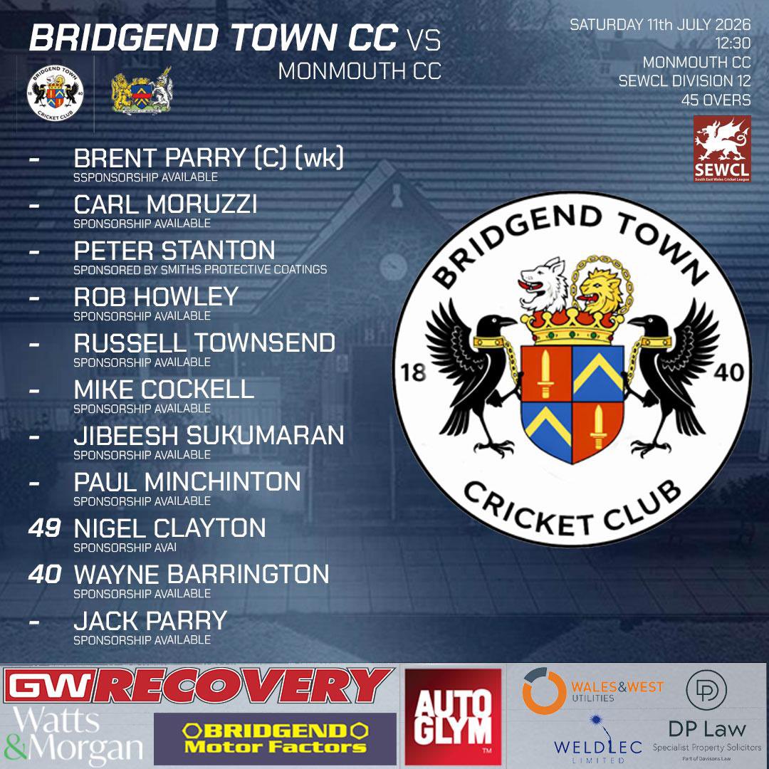 BridgendTownCC's tweet photo. TEAM NEWS ๐
The 1XI and 3XI are home. โ๏ธ๐
The club will be showing Argentina V Wales at 8:10pm๐ followed by Norway V England football at 10:00pm โฝ๏ธ.
Both live on the big screen ๐ฅ๏ธ
Bar is open from 12:30pm ๐ป
Good luck to all involved ๐
#uppatown
#shoesoff https://t.co/fXacaeESeC