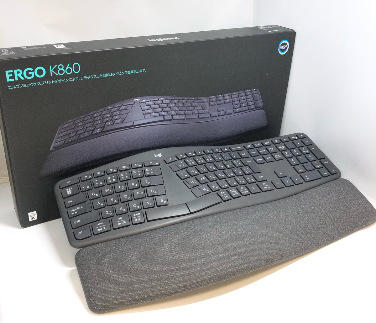 wattmann_hr's tweet photo. ワットマンOSC湘南シティ店です

「logicool ERGO K860 
ワイヤレスキーボード 」
買取させて頂きました🙇‍♂️

湾曲したパーツレストが一体となった
エルゴノミックキーボード⌨️
最大3台ペアリング可能‼️

こちらは当店の楽天やYahoo!などの
オンラインショップからもお買い求め頂けます🛍️

＃高価買取 https://t.co/eWt1uAaq2y