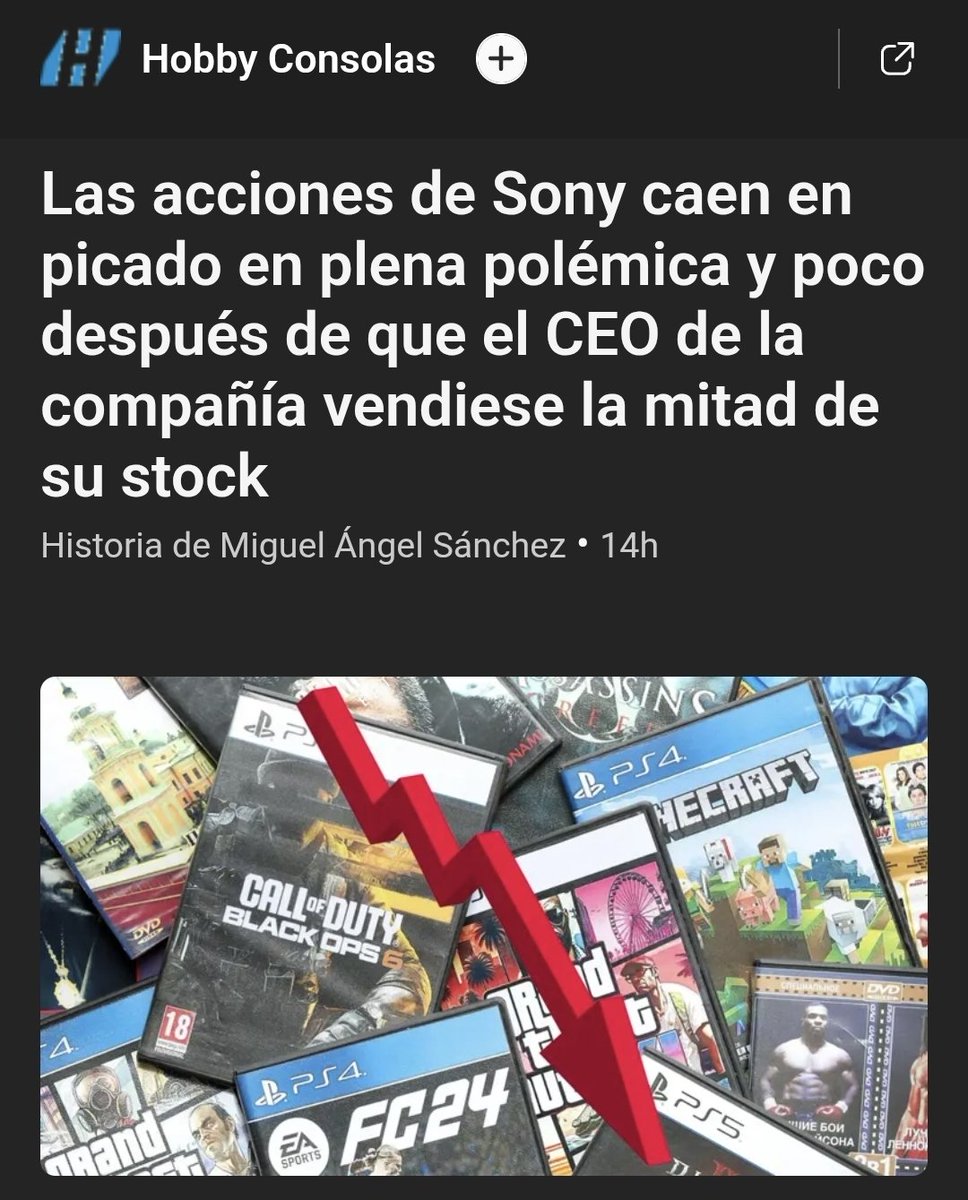 elbasurX's tweet photo. 🔥 ¿HobbyConsolas publicando esto?

🔥 ¿Ya estáis saltando del barco? Pero si aún queda mucho circo por delante 😅 https://t.co/4R0mpBPy8C