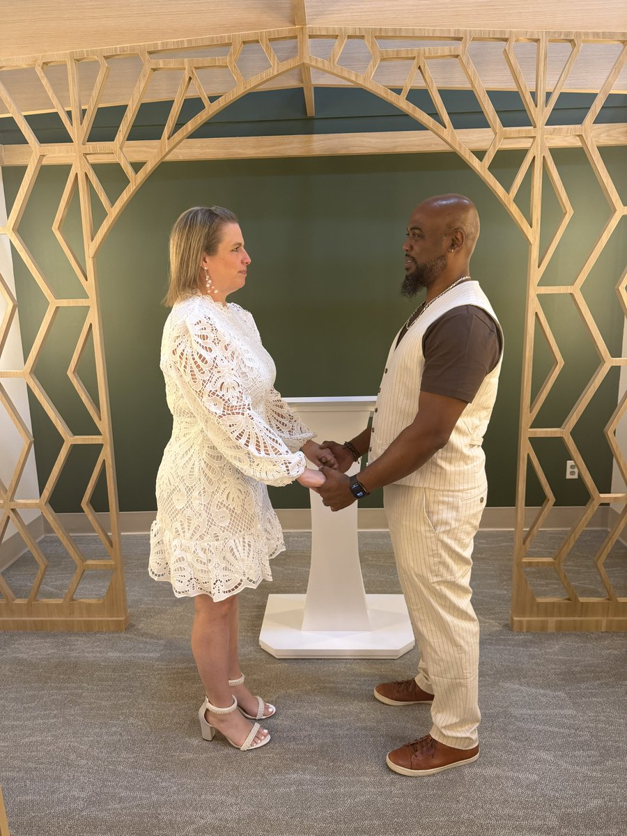 LatimaMama's tweet photo. I want to introduce you all to Mr and Mrs Craig Baker. They got married on July 10th, 2026. We will celebrate with them on July 19th. We are so thrilled for them both. My daughter is so very happy! Love them both, so very much. https://t.co/Y2CgkXfVtw