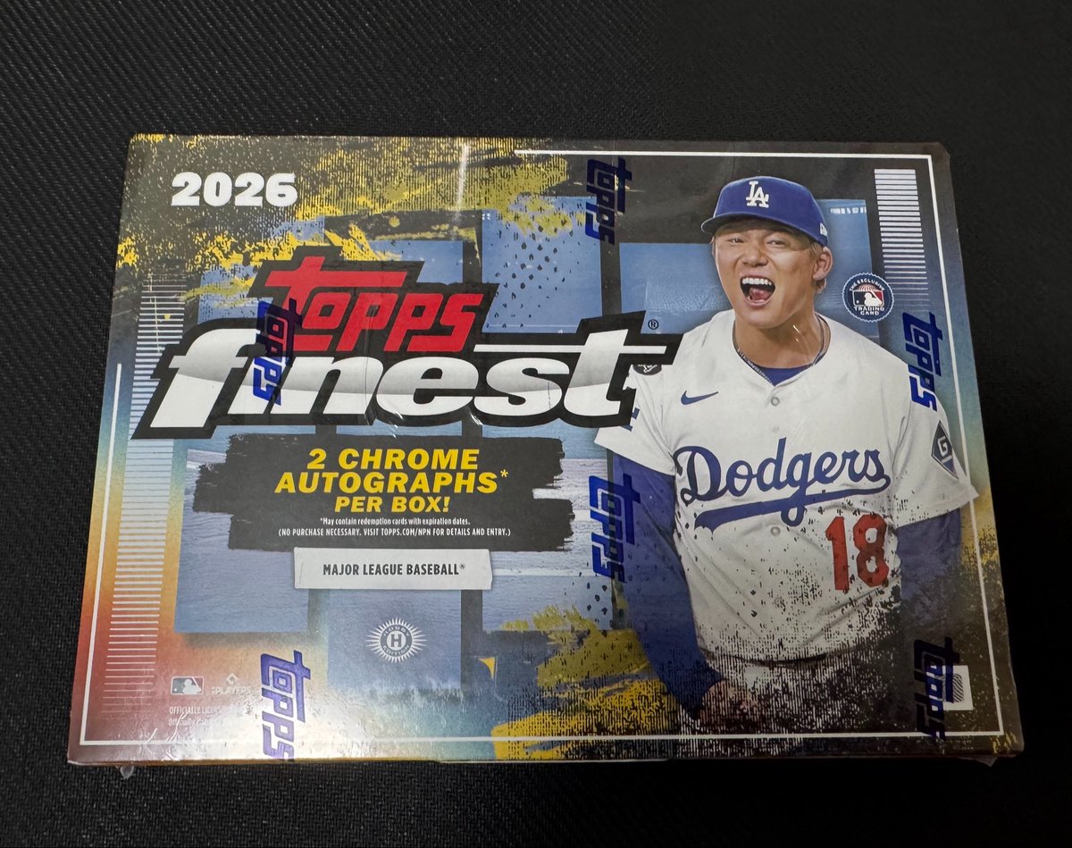 masackyMS's tweet photo. カードファナテック通販で購入したMLB 2026 Topps Finest Baseball Hobby Box を1箱開封
うーむ悲惨、このプロダクト二度と買わんかも
caglianone君のレア白パラ30シリは嬉しいけど
オートがノンシリ2枚はなぁ... https://t.co/pVHhD0aA7Q