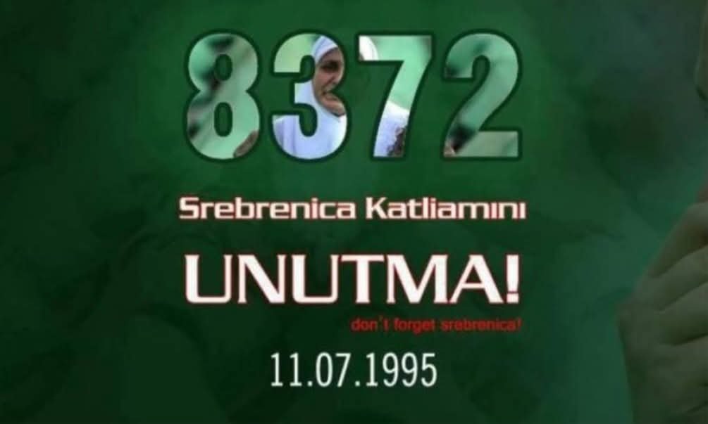 rozen7070's tweet photo. UNUTMAYACAĞIZ!

31 yıl önce #Srebrenitsa Soykırımı'nda katledilen 8372
Bosnalı kardeşimizi rahmetle ve duayla anıyoruz. https://t.co/nY5o1BA402