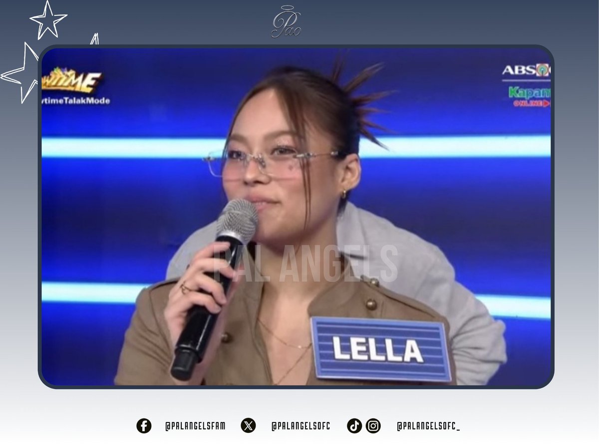 palangelsofc's tweet photo. 𝗟𝗲𝗹𝗹𝗮 𝗙𝗼𝗿𝗱 𝗼𝗻 𝗜𝘁'𝘀 𝗦𝗵𝗼𝘄𝘁𝗶𝗺𝗲!
Her beauty shines from every angle. Seeing her on It's Showtime was enough to bring our hearts back to life. Her presence alone reminds us why we continue to believe in and support her.🥹🫶
#lellaford #PAL4ngels https://t.co/7BGj2ZJfAB